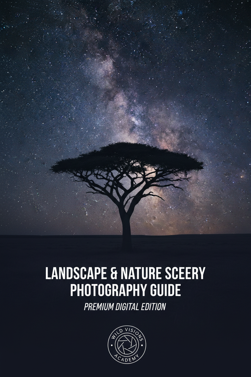 Back cover Milky Way over acacia