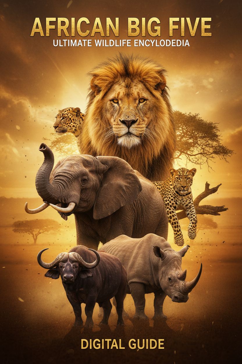 All Big Five collage — African Big Five Field Guide