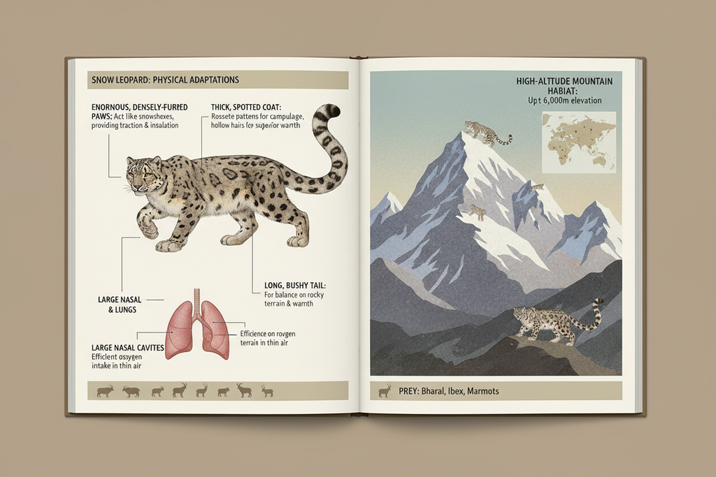 Physical adaptations diagram