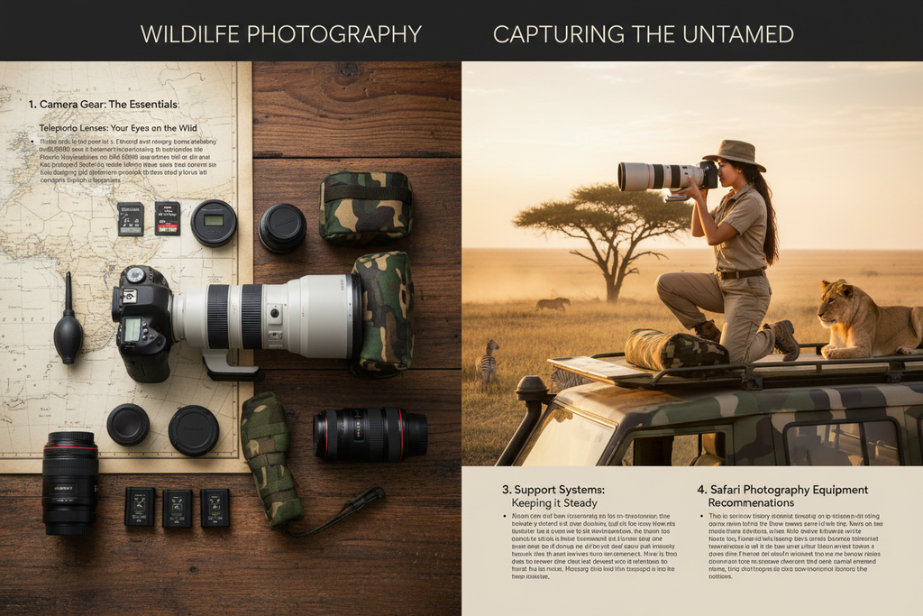Camera gear section
