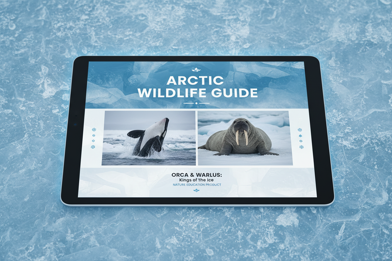 Digital PDF mockup on tablet