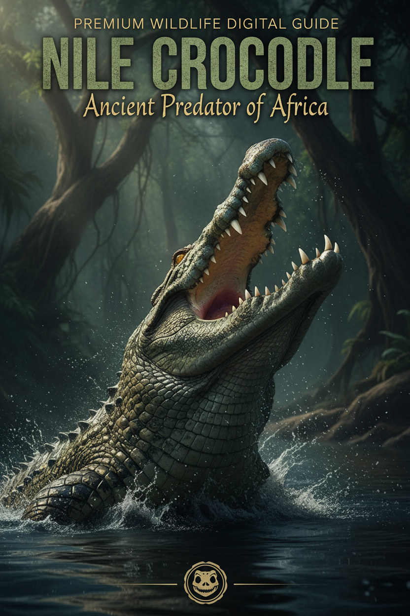 Nile crocodile guide cover
