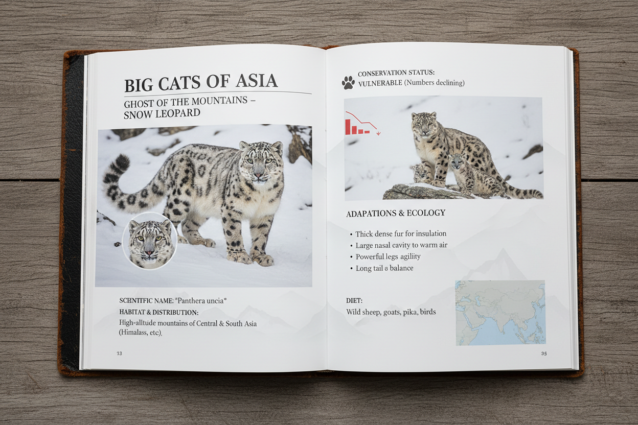 Snow leopard section