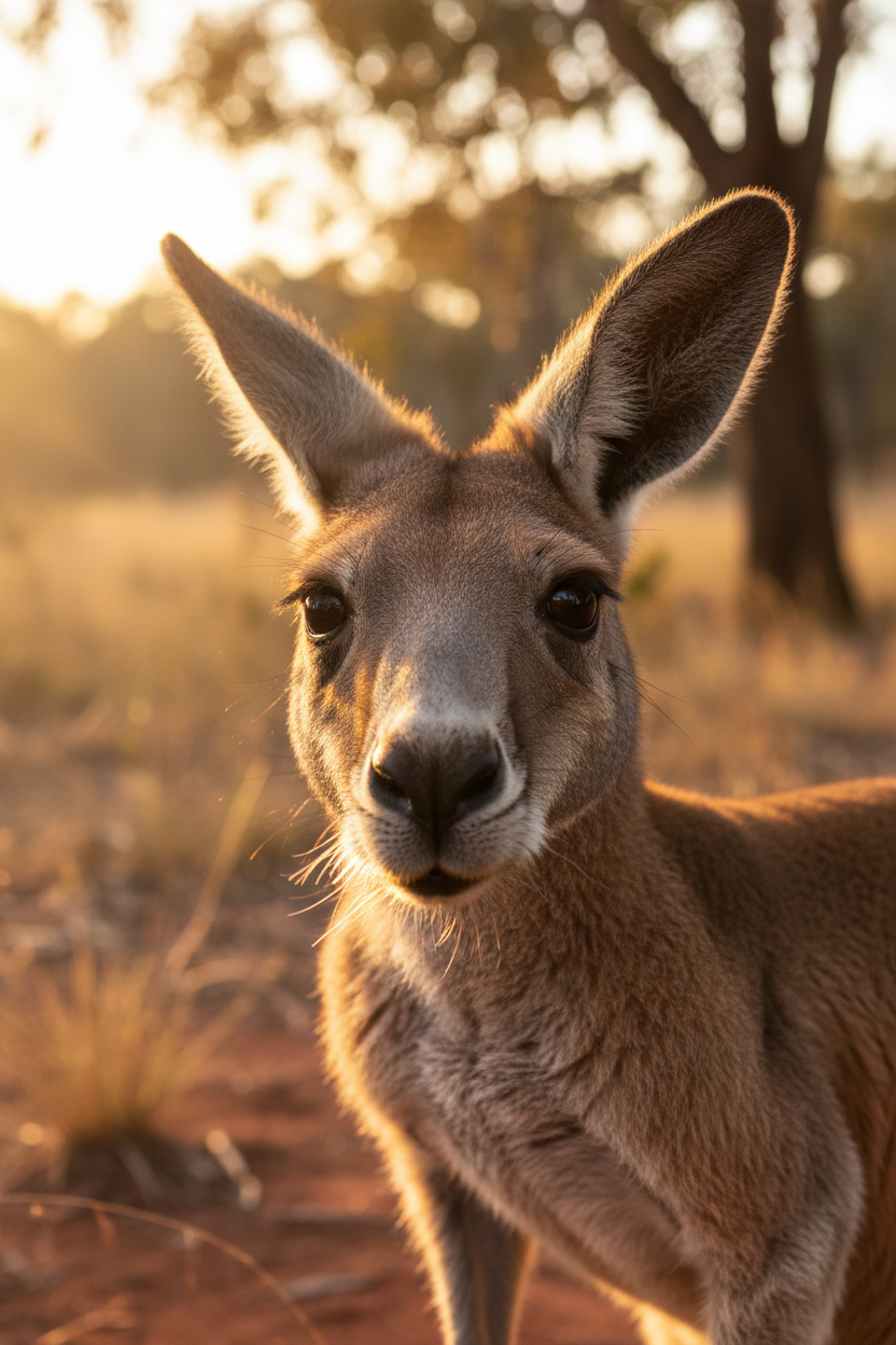 Kangaroo portrait