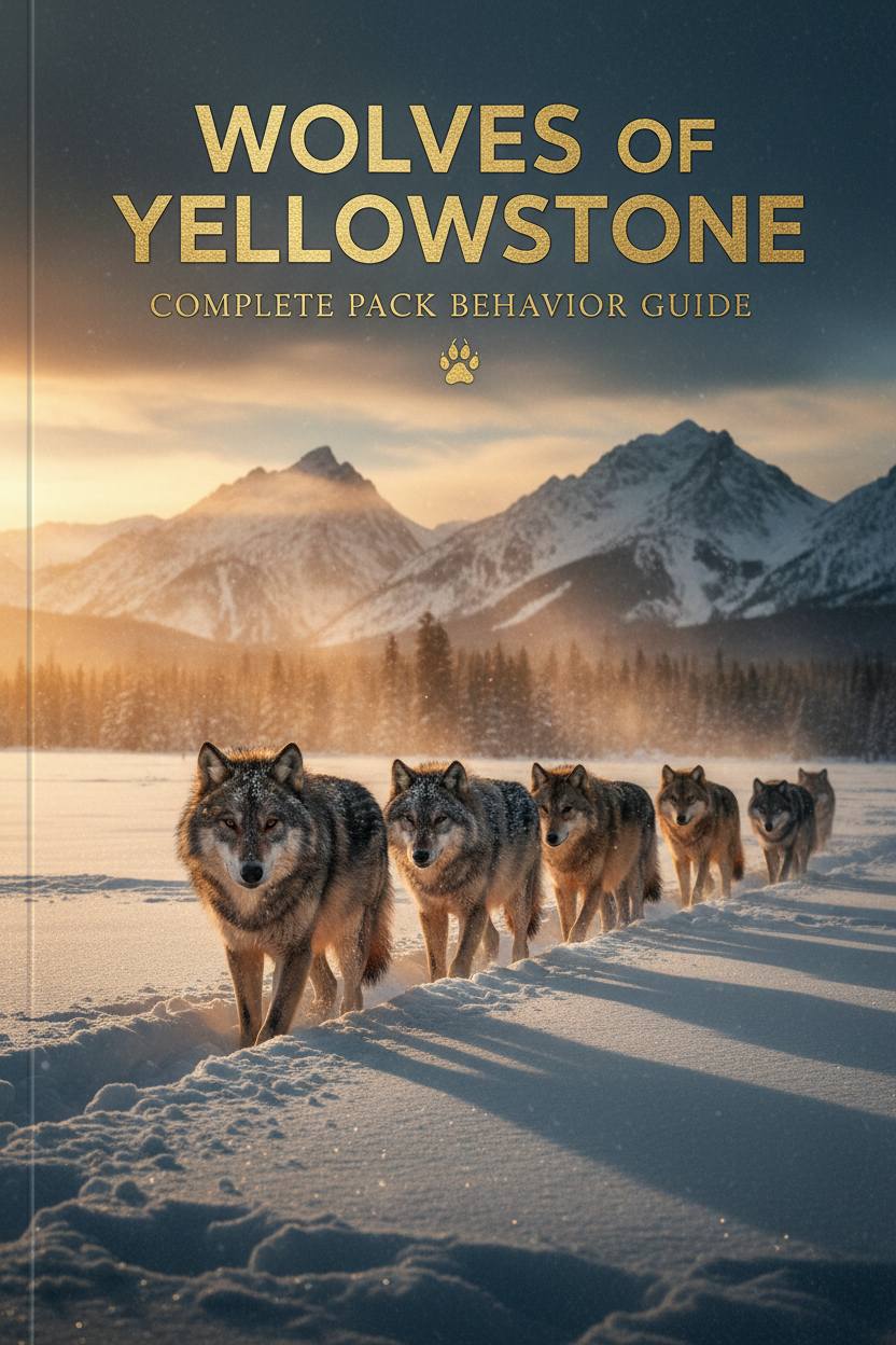 Wolves of Yellowstone digital guide cover