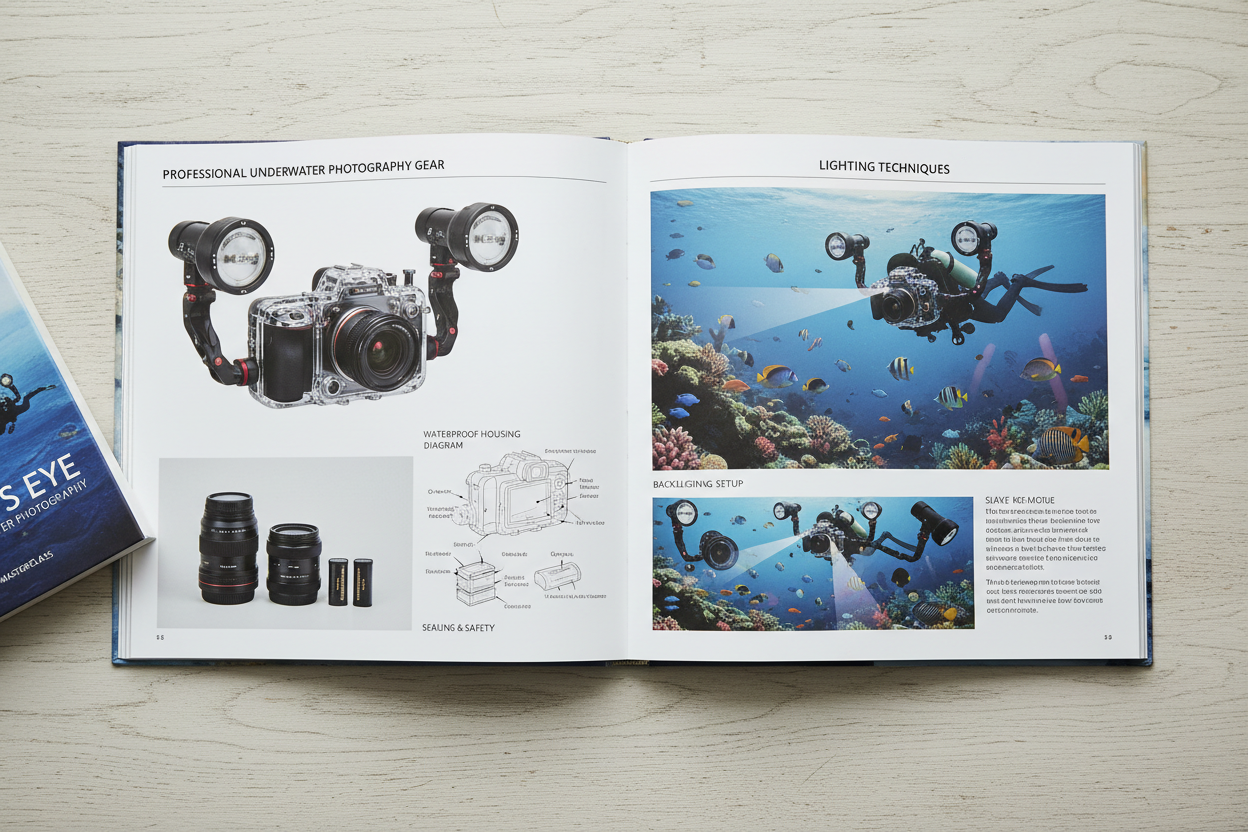 Camera housing and gear spread