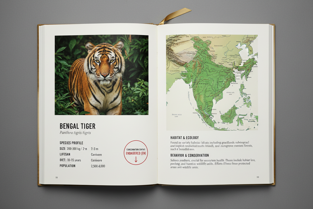 Bengal tiger species profile