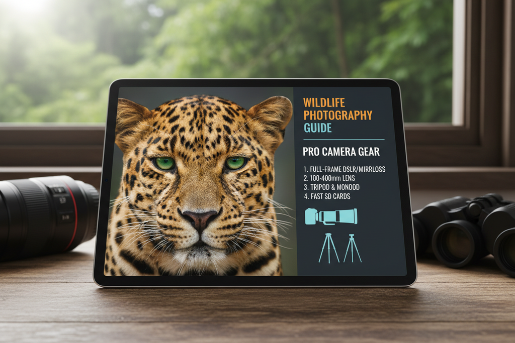 Digital PDF mockup on tablet