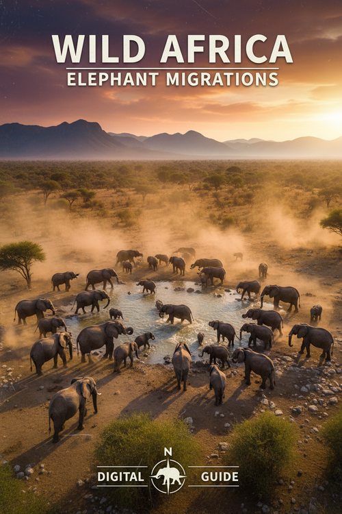 Elephant herd — African Big Five Field Guide