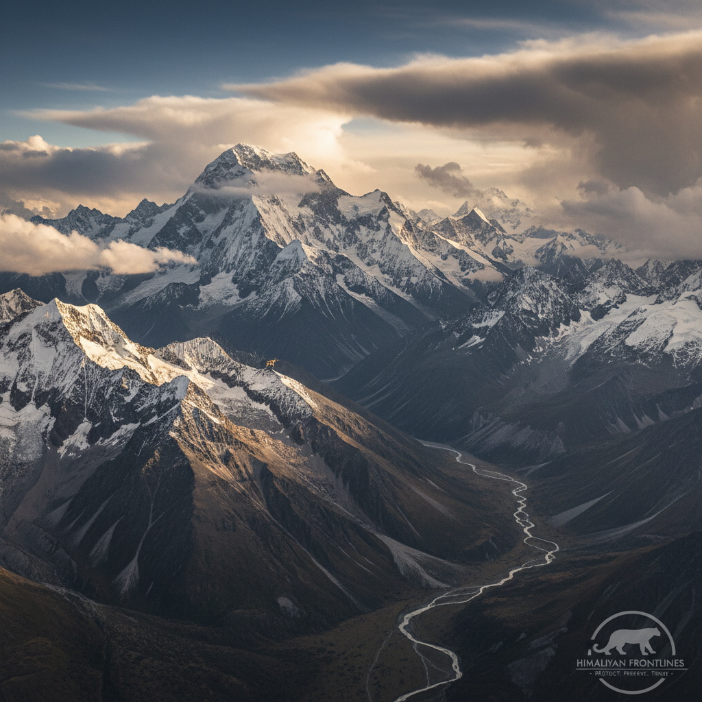 Himalayan mountain landscape