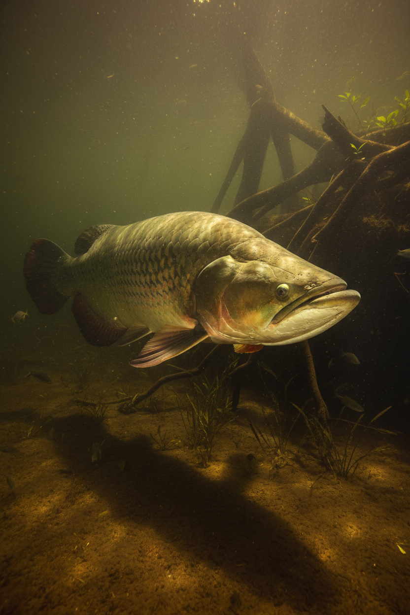 Arapaima giant freshwater fish