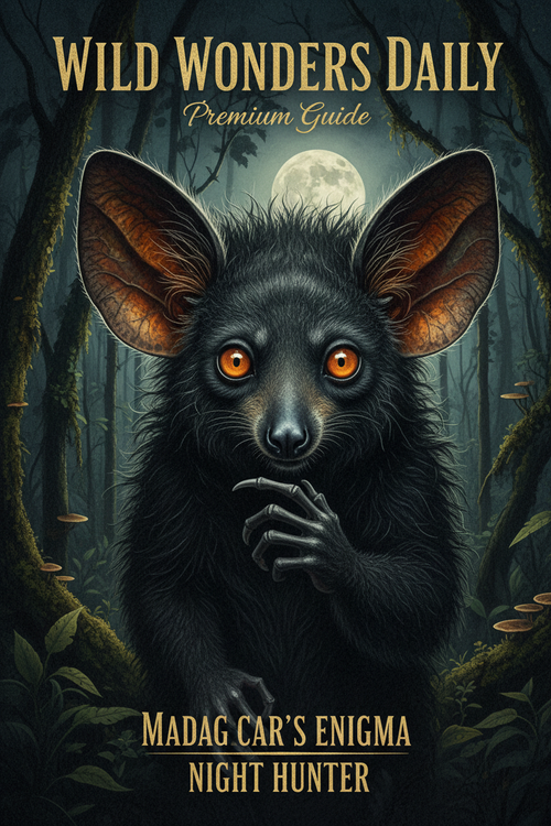 Aye-aye portrait — Wild Wonders Daily Premium Wildlife Guide