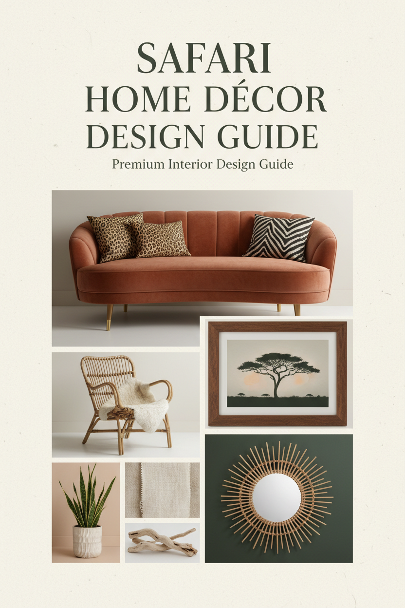 Safari Home Décor Design Guide cover