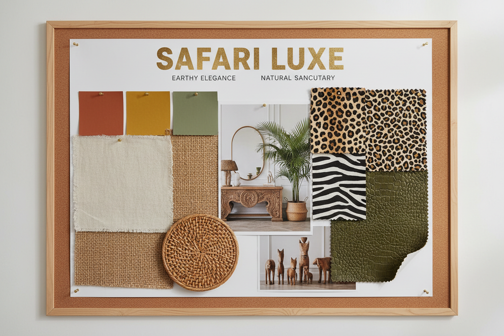 Safari colour palette mood board