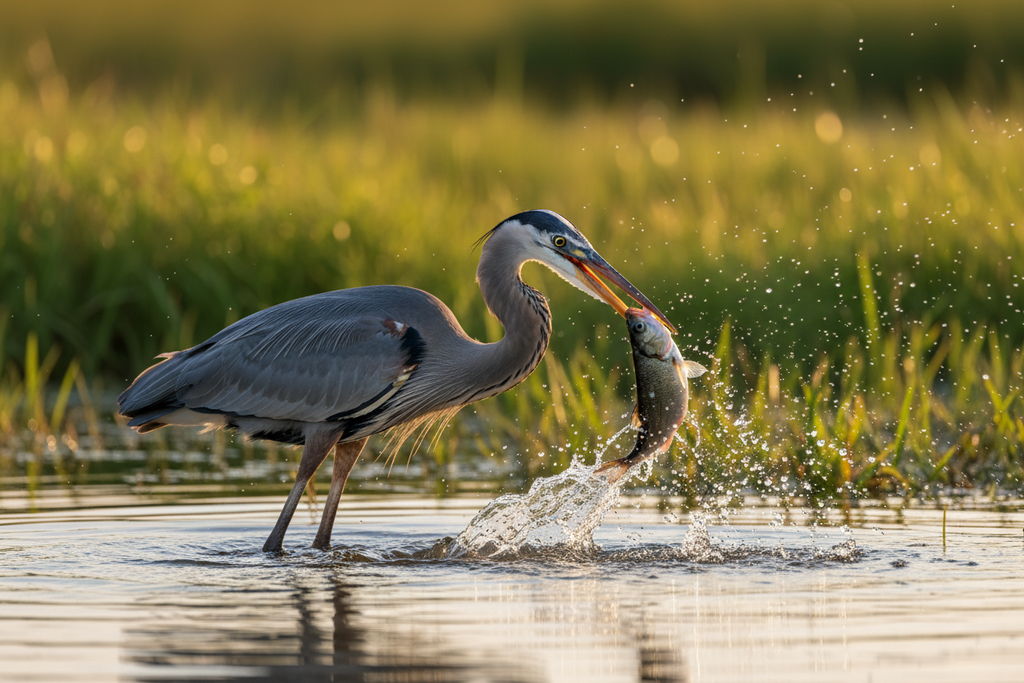 Wetland water bird photography