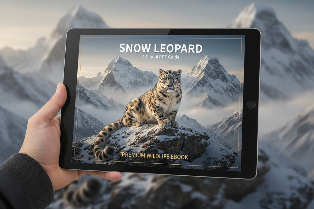 Digital PDF mockup on tablet