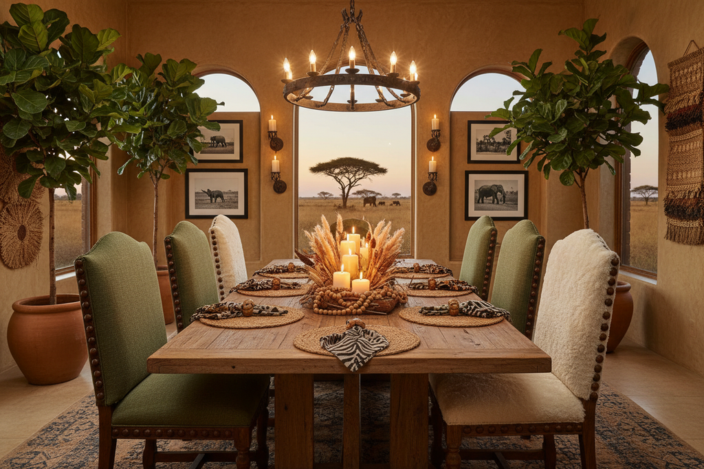 Safari dining room interior