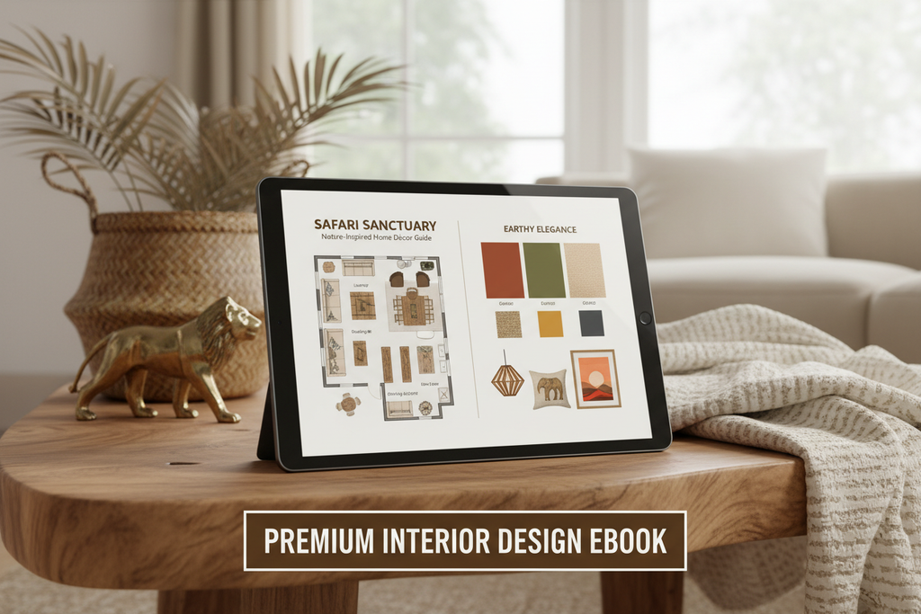 Digital PDF mockup on tablet