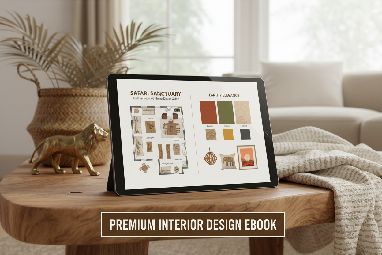 Digital PDF mockup on tablet