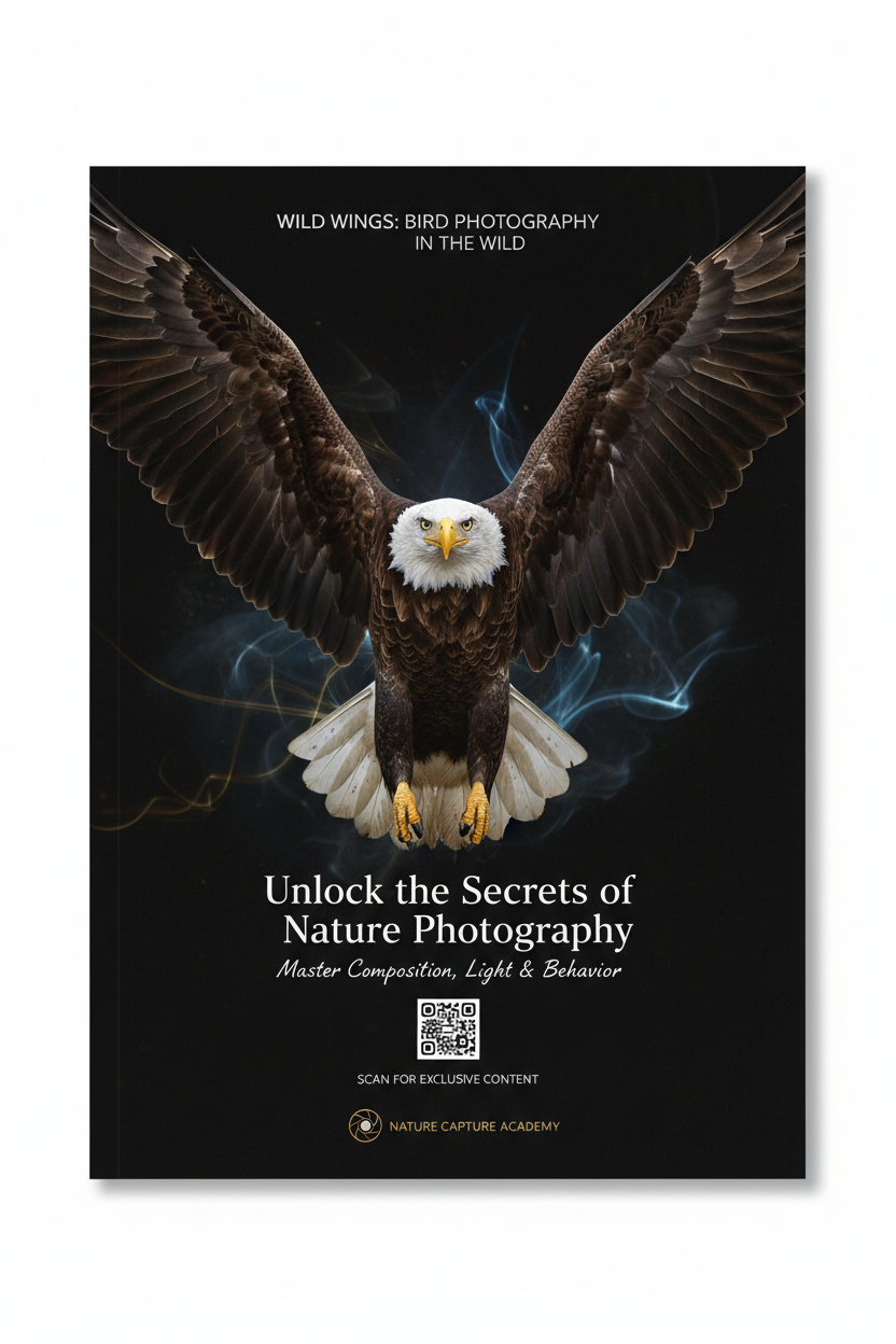 Back cover with eagle portrait