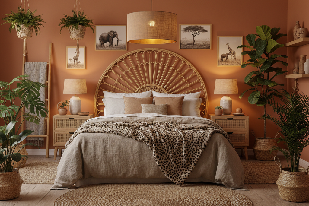 Safari bedroom interior