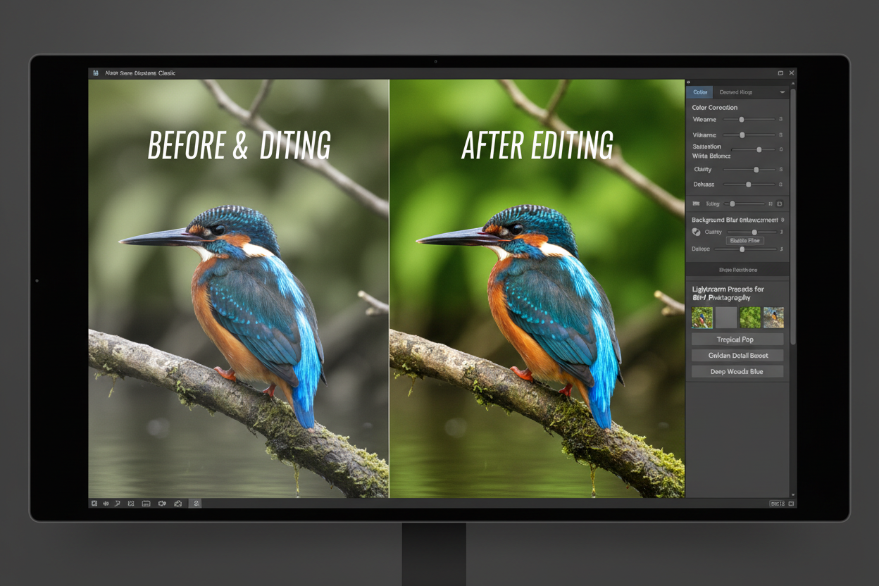 Editing section Lightroom