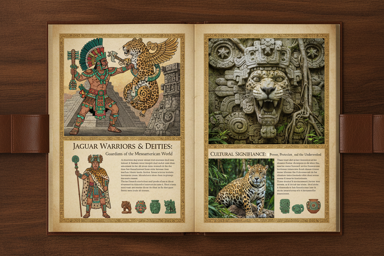 Maya and Aztec jaguar mythology