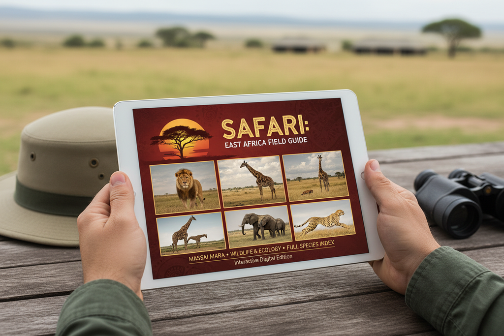 Digital PDF mockup on tablet