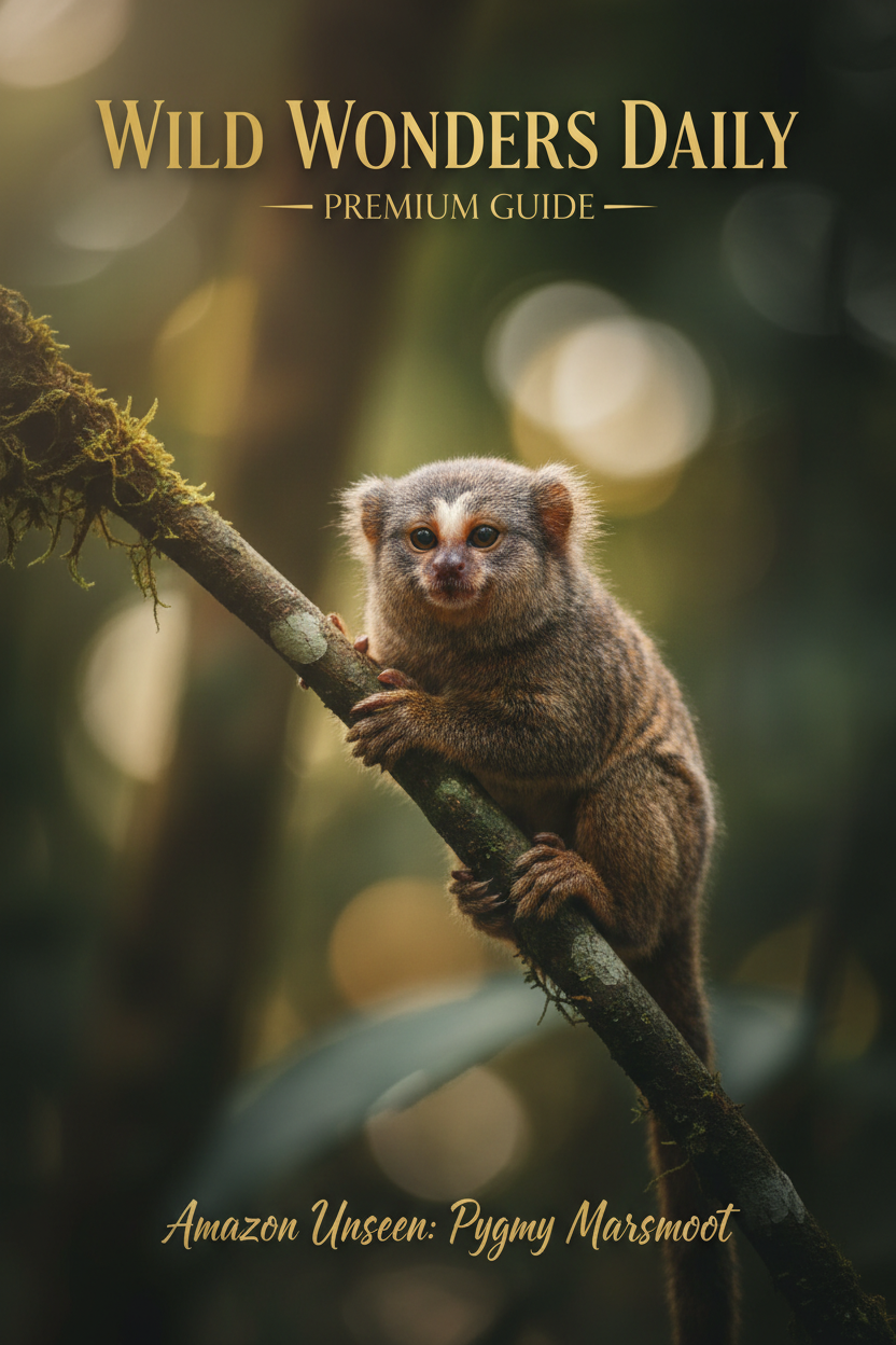 Pygmy marmoset portrait — Wild Wonders Daily Premium Wildlife Guide